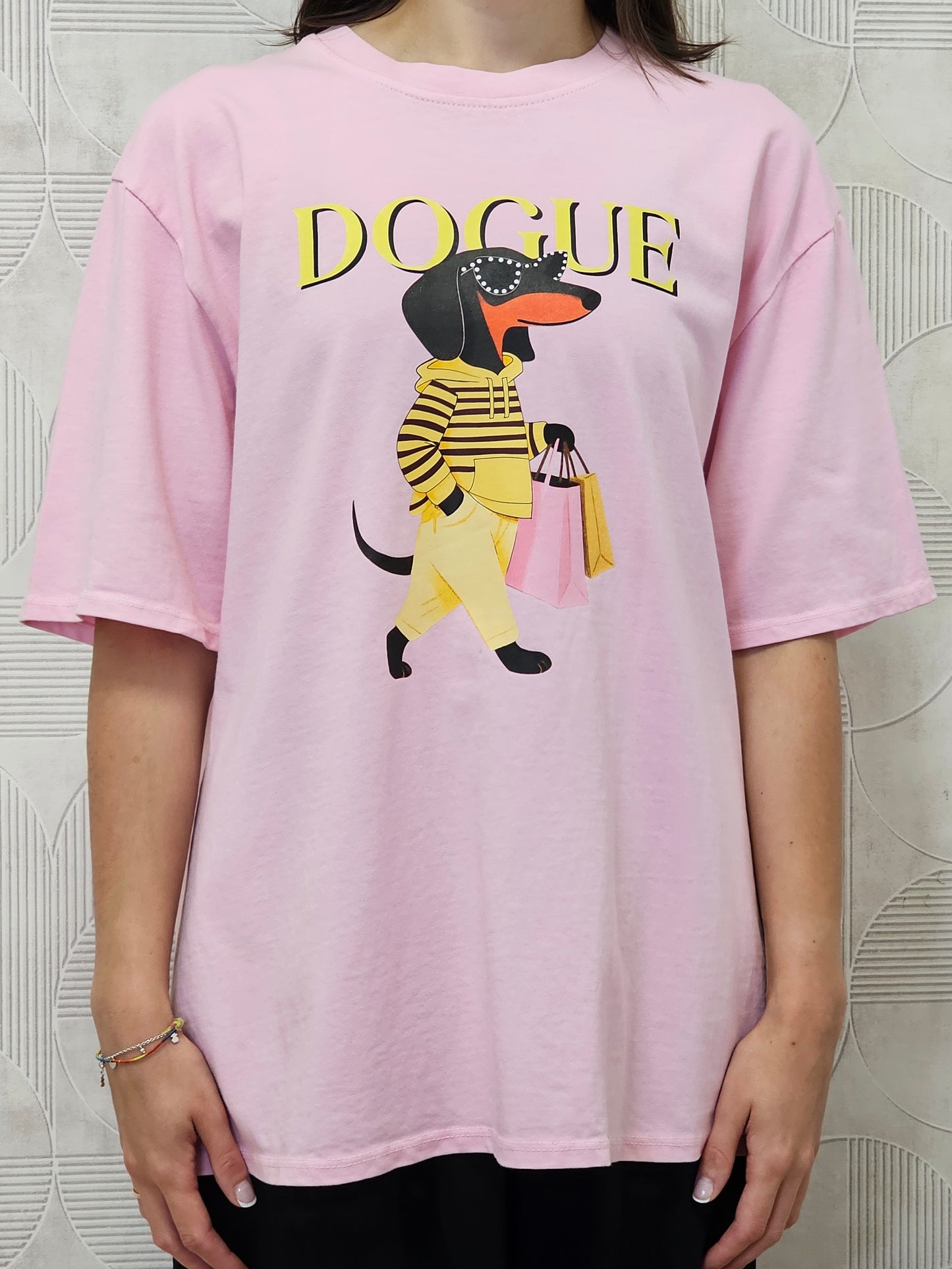 CAMISETA DOG PINK
