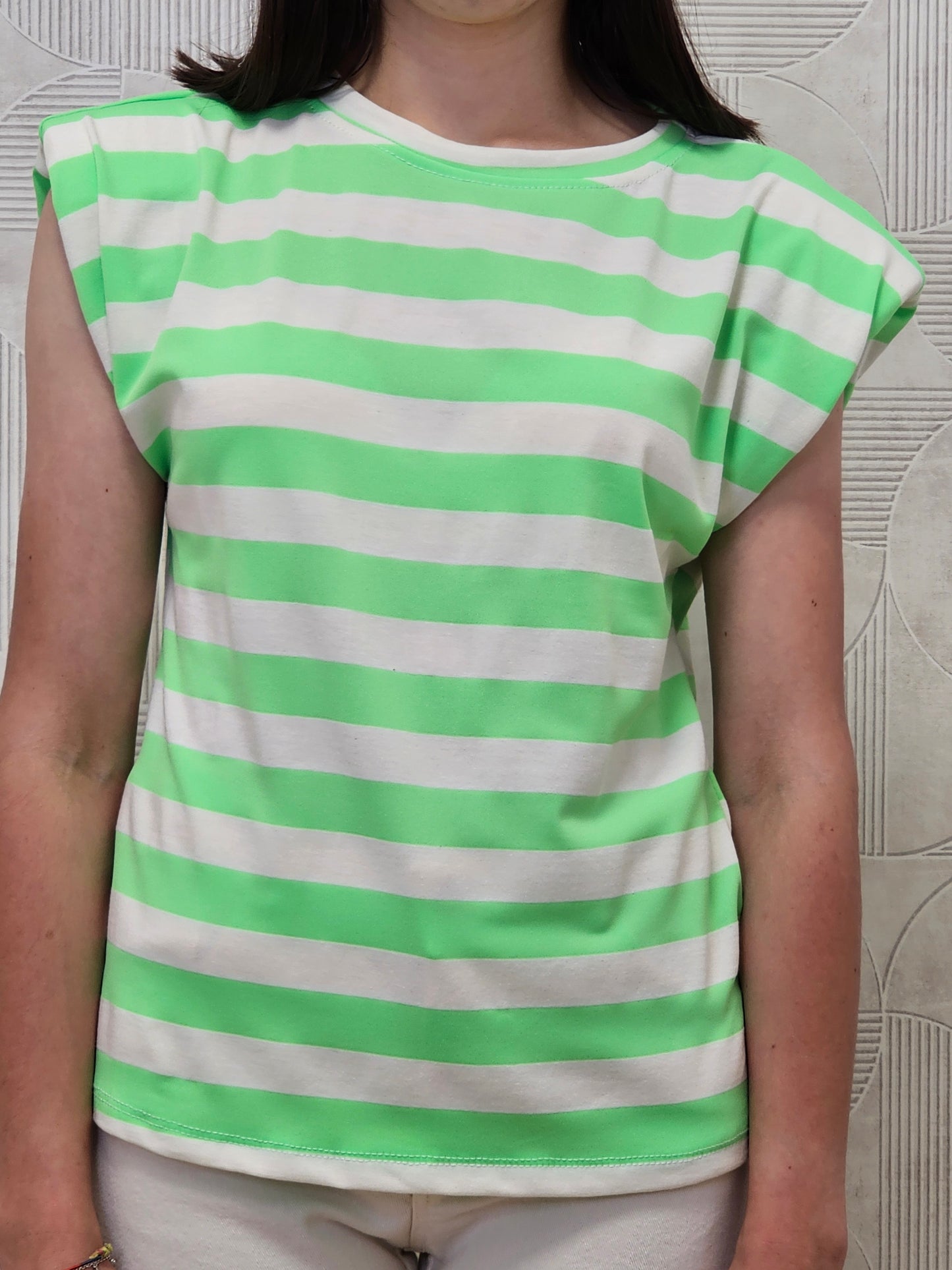 CAMISETA RAYAS FLUOR