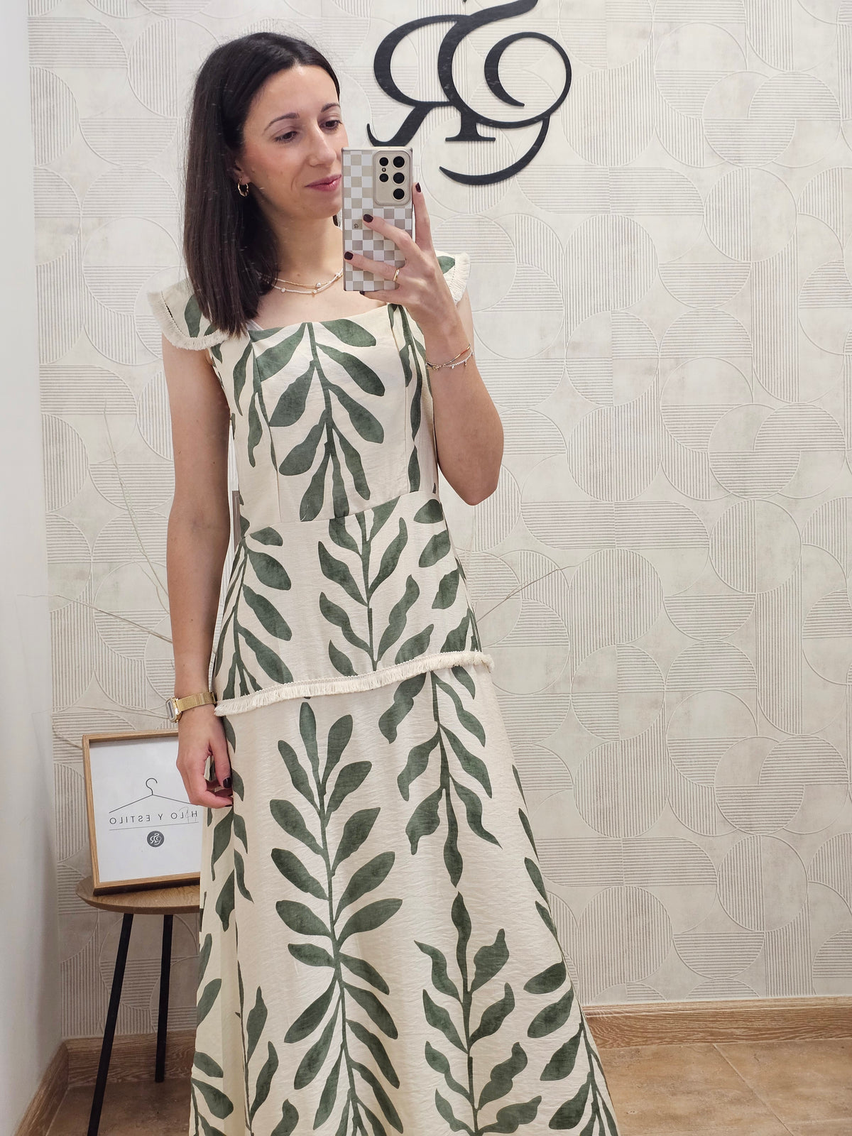 VESTIDO HOJA