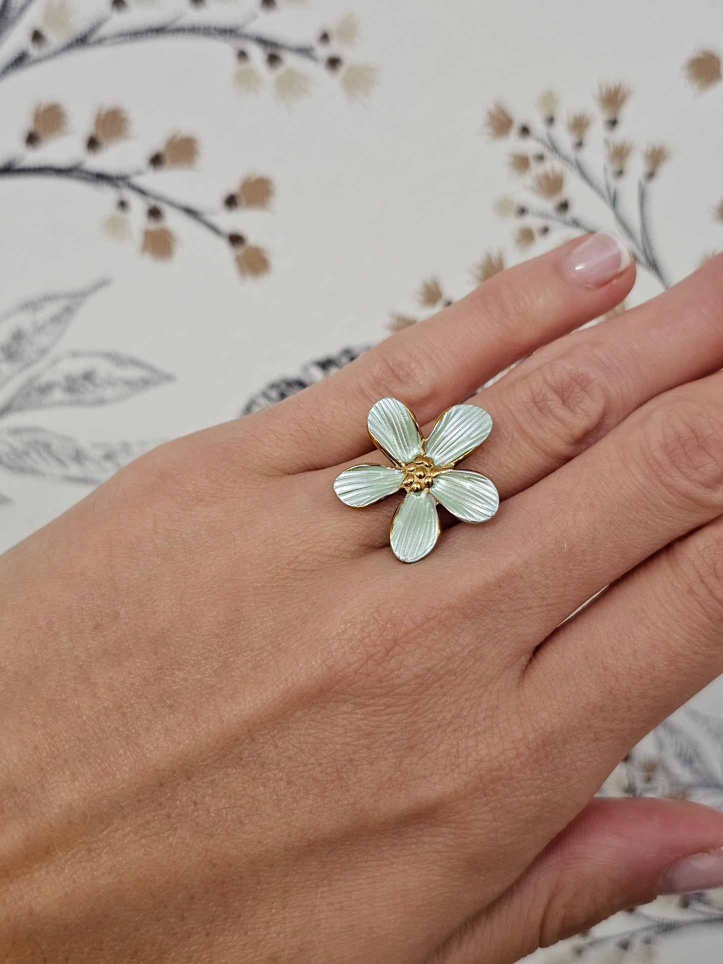 ANILLO FLOR MENTA