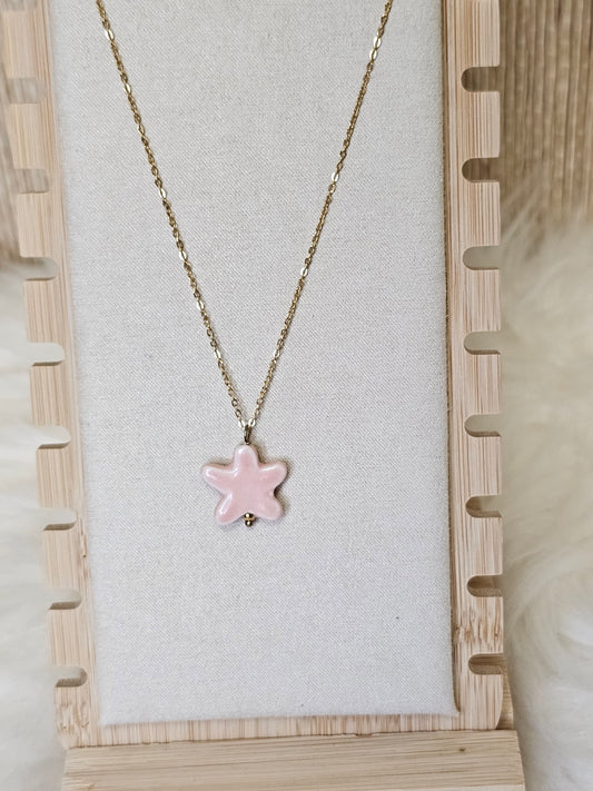 CADENA ESTRELLA ROSA