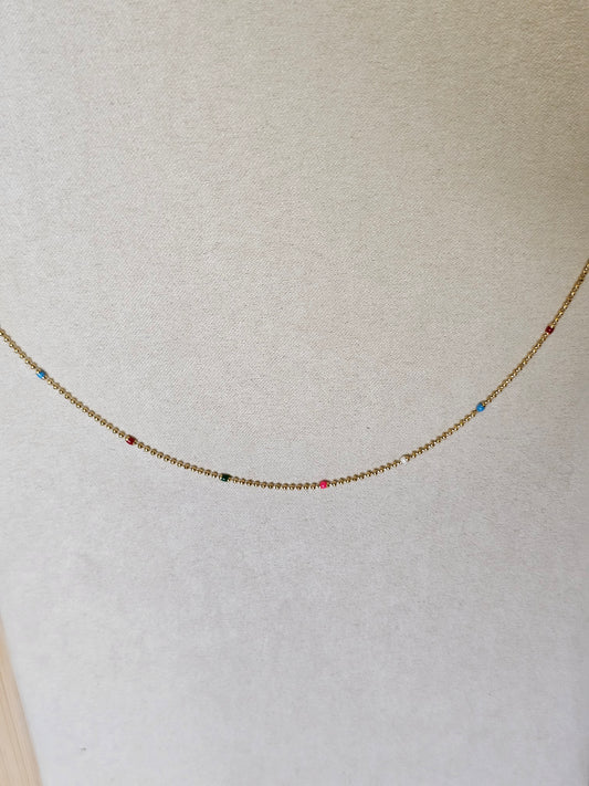 CADENA MULTICOLOR