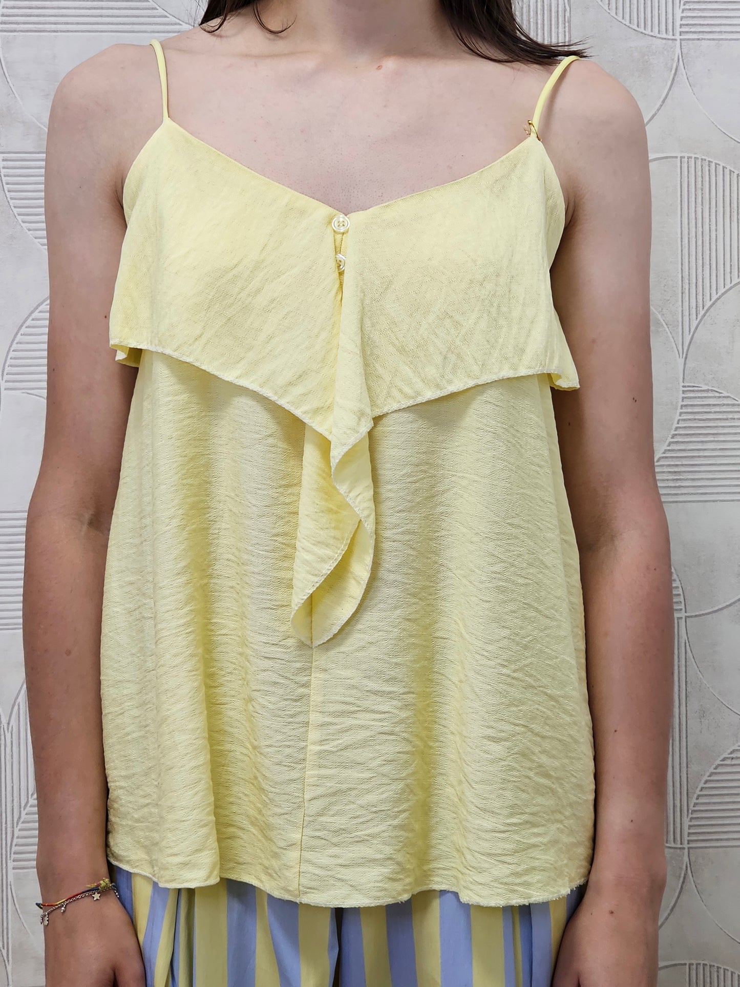BLUSA PARÍS AMARILLA
