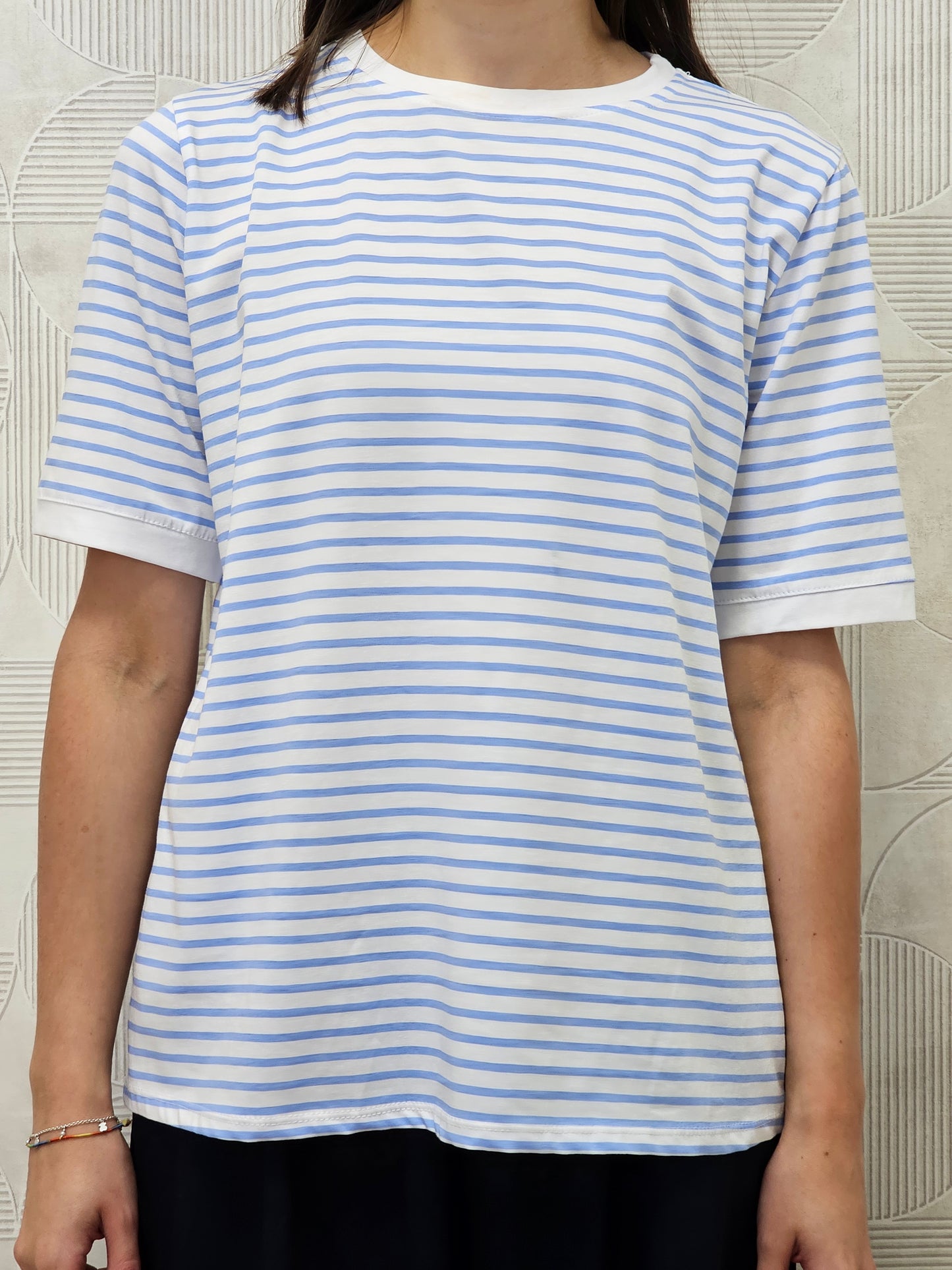 CAMISETA RAYAS AZUL