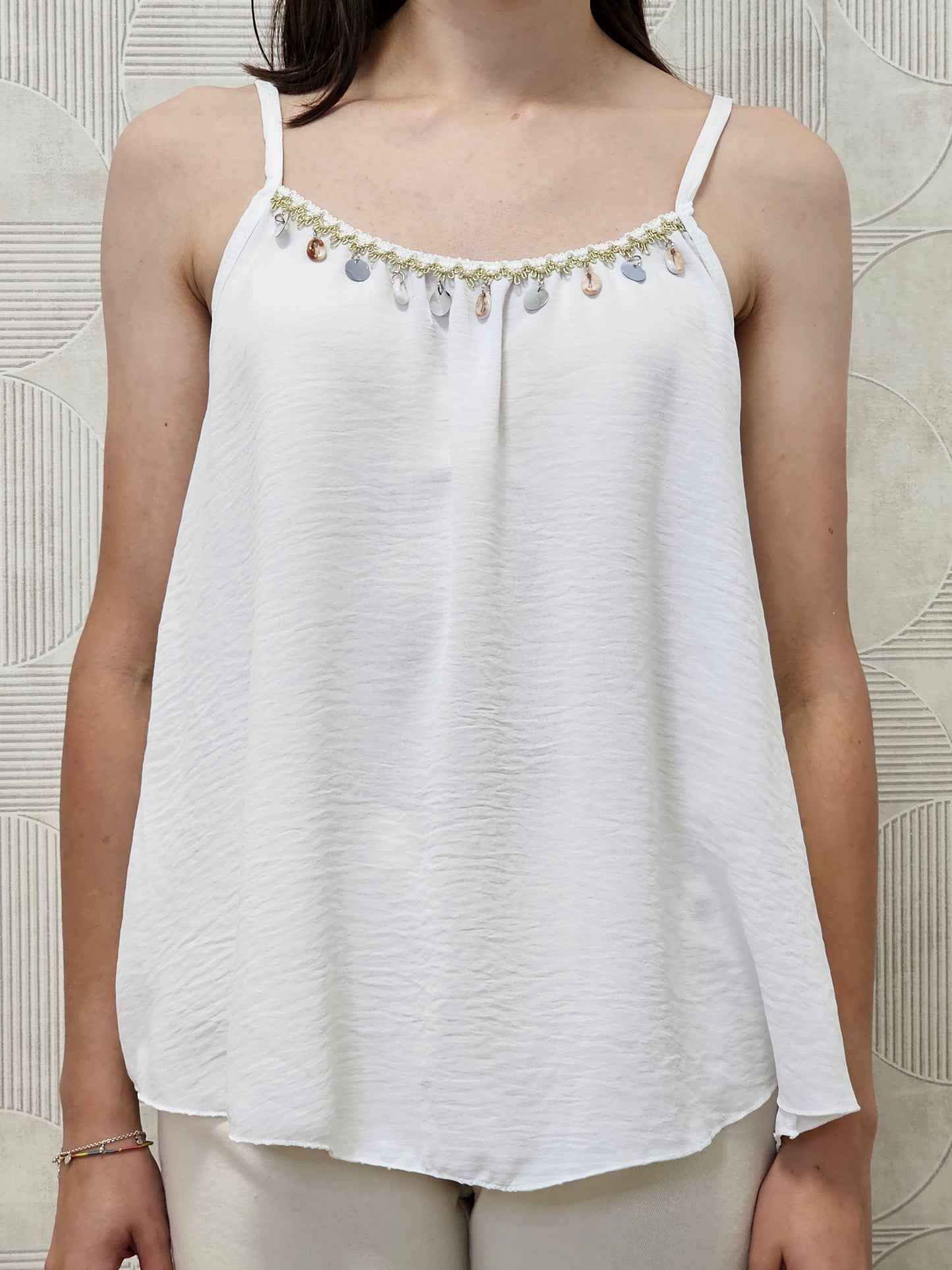 BLUSA abalorios